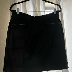 Classic faux leather with a little bling that I never got to wear.